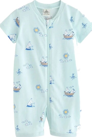 Lindex Moomin Pyjama Romper   Blue   104