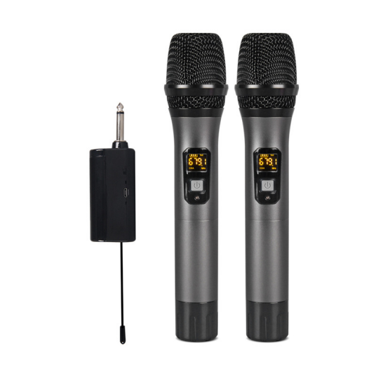 2 trÄdlÞse mikrofoner Bluetooth Reverb med Android portkabel Black 2 trÄdlÞse mikrofoner Bluetooth Reverb med Android portkabel Black