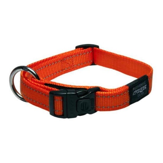 Rogz Classic Halsbånd (flere farger) Orange L-20MM 34-56CM