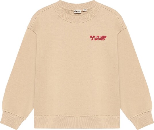 Daily 7 Oversized Sweater Backprint Beige 98