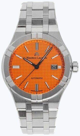 Maurice Lacroix Herreklokke AI6008 SS00F 530 E Aikon Orange/Stål