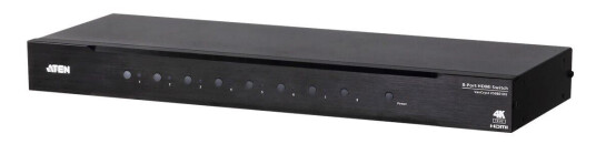 ATEN VanCryst 8-Port True 4K HDMI Switch - Rackmonterbar Videotilbehør