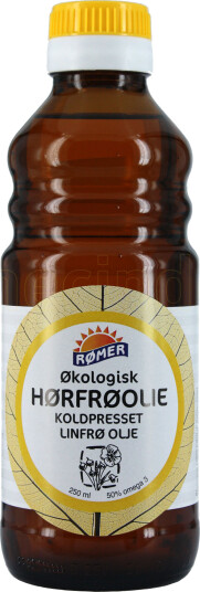 Rømer Linfrøolje Kaldpresset Økologisk 250ml