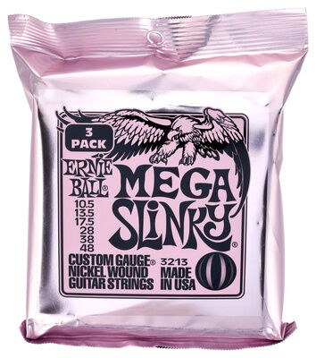 Ernie Ball Mega Slinky 3-pack 3213