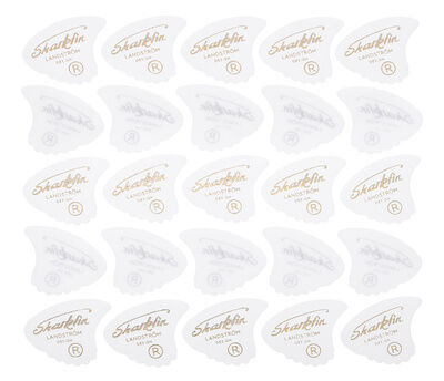 Sharkfin Pick Goldprint Medium Hvit 25 Sharkfin Pick Goldprint Medium Hvit 25