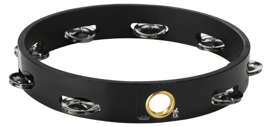 Remo Ta-6110-70- Headless Tambourine Quadura Svart, 10"