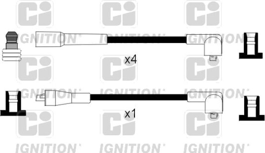 Tennplugg kabelsett QUINTON HAZELL XC1089