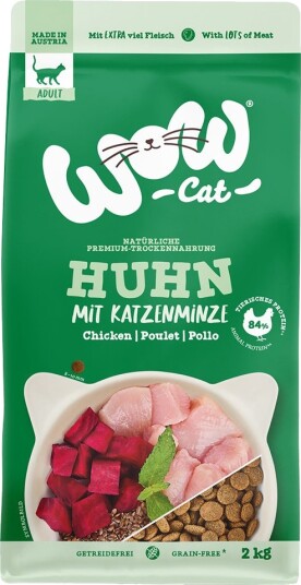 Wow Cat Tørrfôr Adult Med Kylling 2 kg Wow Cat Tørrfôr Adult Med Kylling 2 kg