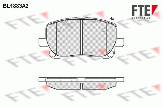 Bremseklosser FTE 9010468
