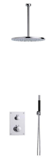 Tapwell Box7268 Takdusj Innbygging - Takmontert Krom / 300mm Ø300mm (TA-9424891)