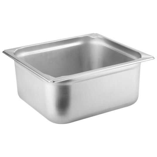 PULSIVA Kantine Profi GN 2/3; Størrelse GN 2/3, 12.2l, 35.5x32.7x15 cm (LxBxD); Stålgrå