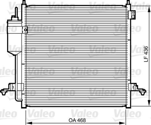 Kondensator VALEO 814214 Kondensator VALEO 814214