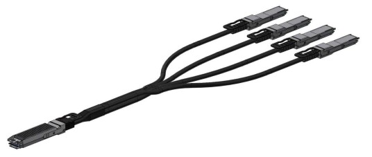 Nvidia Linkx 800gbase cu Til 200gbase cu Direktekoblet Splitterkabel 1.5 M Nvidia Linkx 800gbase cu Til 200gbase cu Direktekoblet Splitterkabel 1.5 M