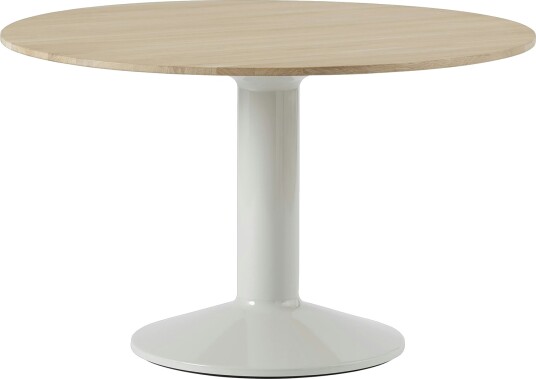Muuto Midst søylebord Ø 120 cm Oiled Oak-Grey