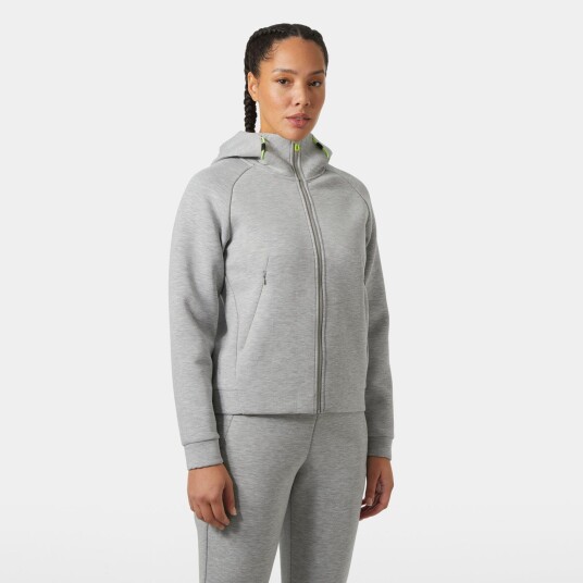 Helly Hansen Dame Hp Ocean 2.0 Seilerjakke Hel Glidelås Grå L