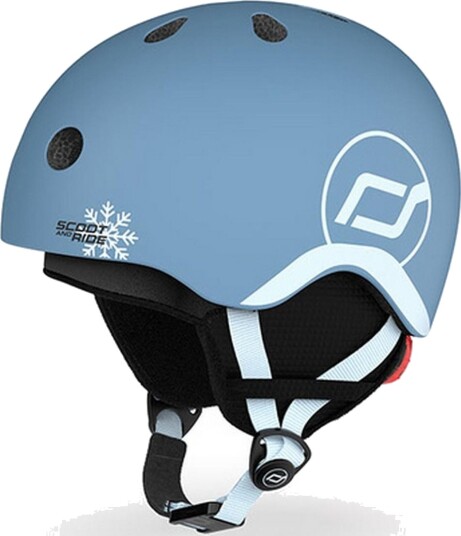 Scoot & Ride Ski-Hjelm Xxs-S Steel