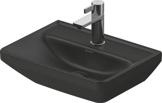 Duravit D-Neo servant uten overløp, 450 mm, antrasitt matt