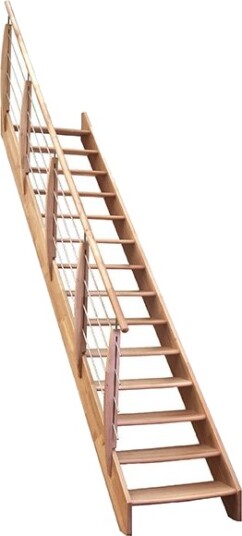 Minka Classic/home Gelænder  træ/rustfri Stål Balustre gran