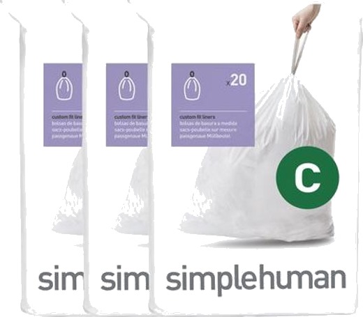 Simplehuman Avfallspose C 10 12L Simplehuman Avfallspose C 10 12L