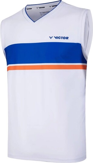 Victor Victor Badminton Sleeveless Tee M   BRIGHT WHITE (A)   S