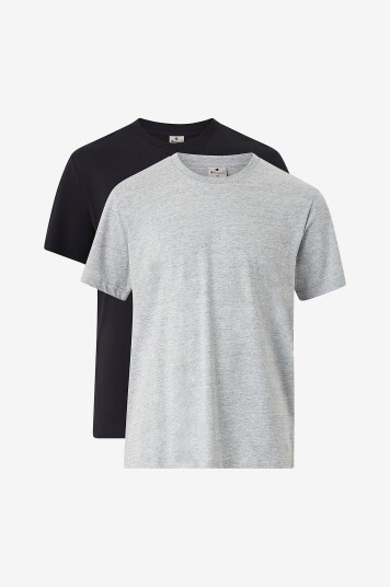 Champion - T-skjorte Crew-neck 2-pakning - Grå Champion - T-skjorte Crew-neck 2-pakning - Grå