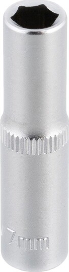 PELA 562165 Pipe Drivstørrelse, 1/4", 6-Kant, Lang 7 mm