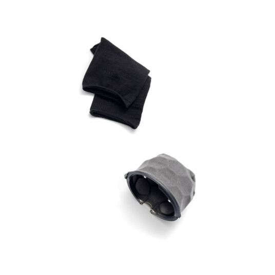 Rycote Nano Shield Single Tube Section Størrelse A med både grå og sorte strømper