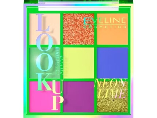 Eveline Cosmetics EVELINE_Look Up Neon Lime palette of 9 eyeshadows 10.8 g Eveline Cosmetics EVELINE_Look Up Neon Lime palette of 9 eyeshadows 10.8 g