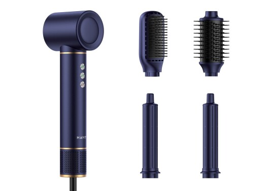 Havit HD634 EU Hårtørrer   Ionic Funksjon 3 Hastigheter 3 Varmeinnstillinger