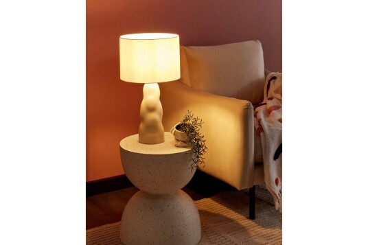 Incantata Bordlampe 51 cm E27 Beige