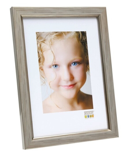 Deknudt S46ad1 Harpiks Tre Sølv Enkel Bilderamme 20 X 30 Cm Clip-Fix Landskap/Portrett
