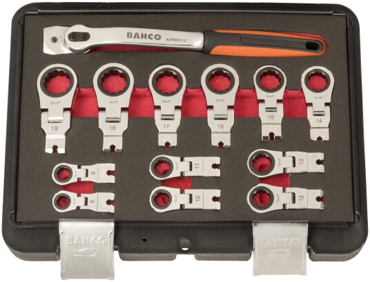 Bahco flex-ratsjesett 8-19 mm Bahco flex-ratsjesett 8-19 mm