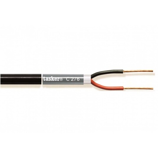 Tasker Speaker Kabel på Snelle 2x 2.50 mm² 100 m Svart