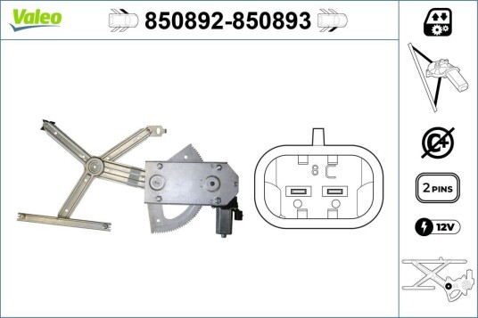 Vindusheis VALEO 850892