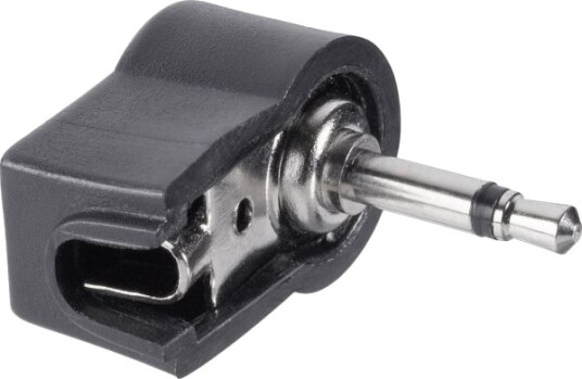 Tru Components 1578952 2,5 Mm Jackplugg Vinklet Poltype: 2 Mono Sort 1 Stk