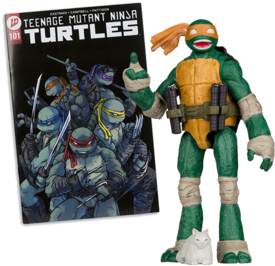 Teenage Mutant Ninja Turtles  Page Punchers Michelangelo 5" Action Figure With Comic TMNT