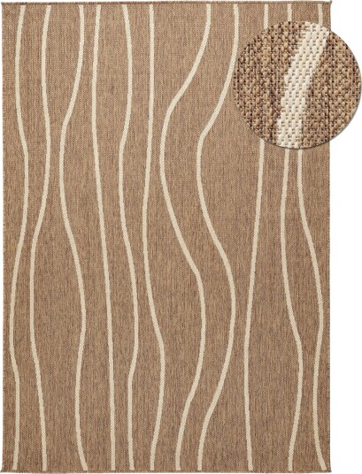 Innendørs/Utendørs tepper Djerba brun Størrelse: 200 x 290 cm Innendørs/Utendørs tepper Djerba brun Størrelse: 200 x 290 cm