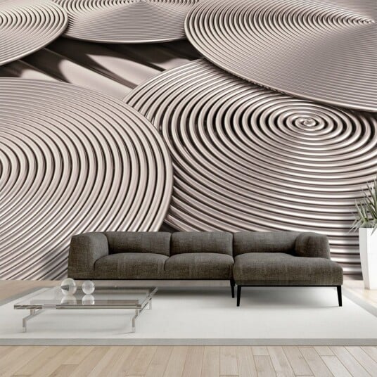 Fototapet Copper Spirals 200x140 - Finnes i flere størrelser