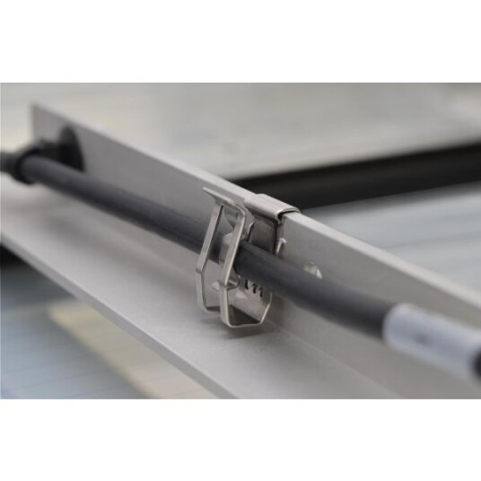 Hellermann Tyton 151-00982 Kantklips 24 x 13 mm, 100-pakning