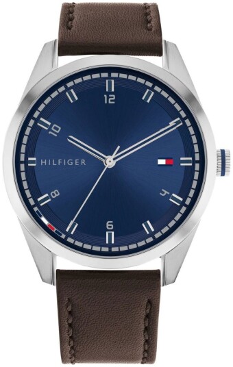 Tommy Hilfiger Herreklokke 1710458 Griffin Blå/Lær Ø43 mm Tommy Hilfiger Herreklokke 1710458 Griffin Blå/Lær Ø43 mm
