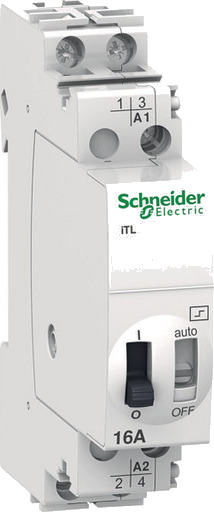 Schneider Electric Acti9 itl impulse relay 2p 2 no 16 a 50 / 60 hz coil 24 (3606480091889)