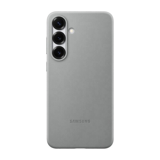 Samsung Galaxy S25+ Kindsuit Grå Mobildeksel i Fauxlær
