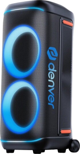 Denver BPS-470 200W Bluetooth-Høyttaler med 2x10" Woofere og LED Lys Svart