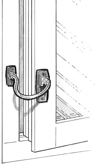 Assa Fix 84 Sperreanordning Svart