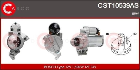 CASCO CST10539AS Starter CASCO CST10539AS Starter