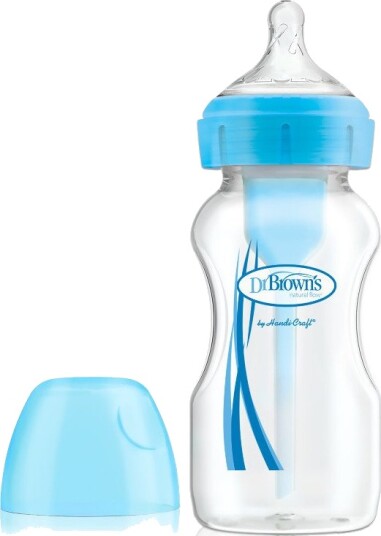 Dr. Brown's Tåteflaske 270ml Fra 0 Mnd Klar/Blå