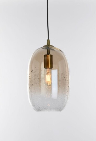 Ms - Belysning Paris takpendel 20 cm - Svart/Cognac Ms - Belysning Paris takpendel 20 cm - Svart/Cognac