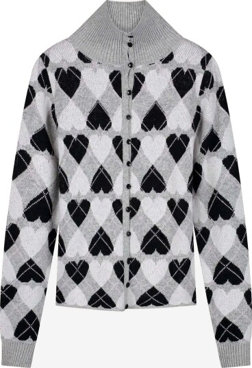 Fabienne Chapot Jamie Cardigan GREY/BLACK XL