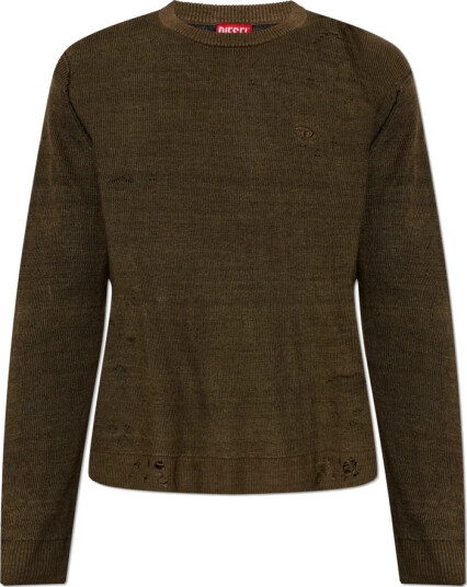 Diesel Herre Strikkevarer Brun 2XL,