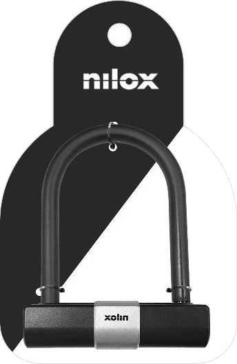 Nilox Nxplshapelock, Hengelås, Svart, Sølv